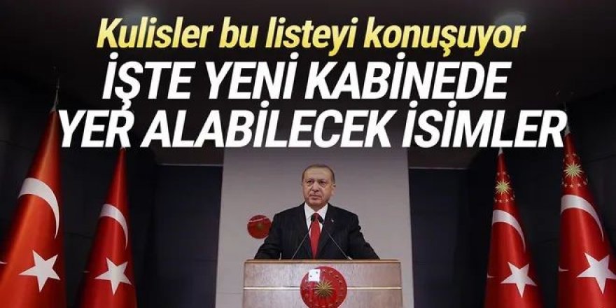 Kulisler bu listeyi konuşuyor