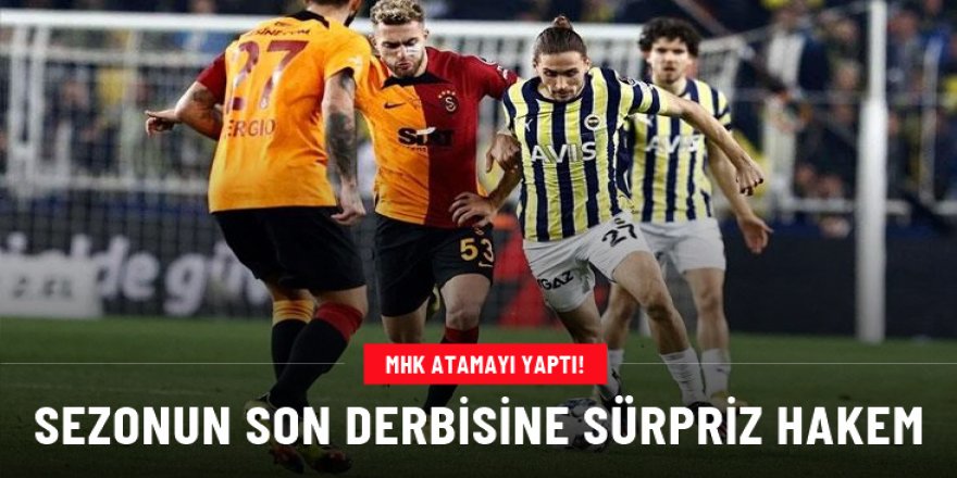 Galatasaray-Fenerbahçe derbisinde Abdulkadir Bitigen düdük çalacak