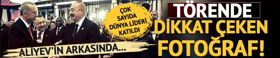 Cumhurbaşkanı Erdoğan'ın Göreve Başlama Töreni'nde dikkat çeken kare! Aliyev ve Paşinyan...
