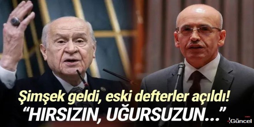 Bahçeli'nin Mehmet Şimşek'e yönelik ağır sözleri gündem oldu