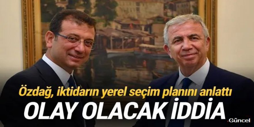 Özdağ'dan yerel seçim öncesi olay iddia: ''Dosya hazırlanıyor''