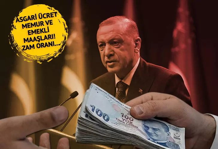 Erdoğan açıkladı, gözler maaş zamlarına çevrildi!