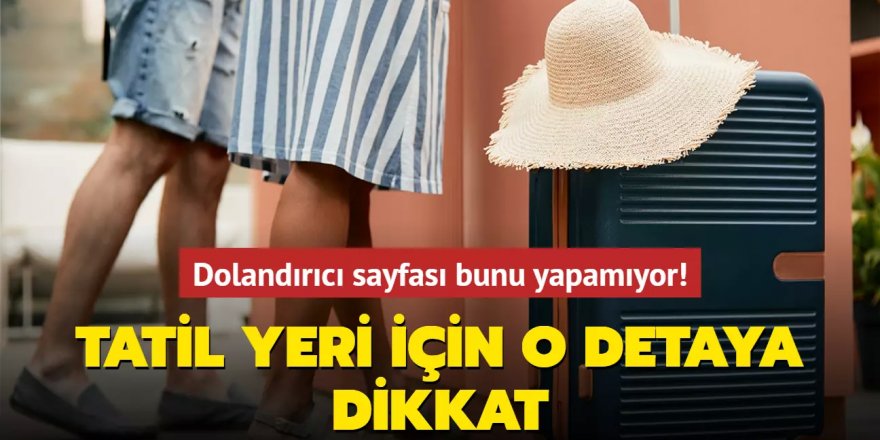 Dolandırıcı sayfası bunu yapamıyor!