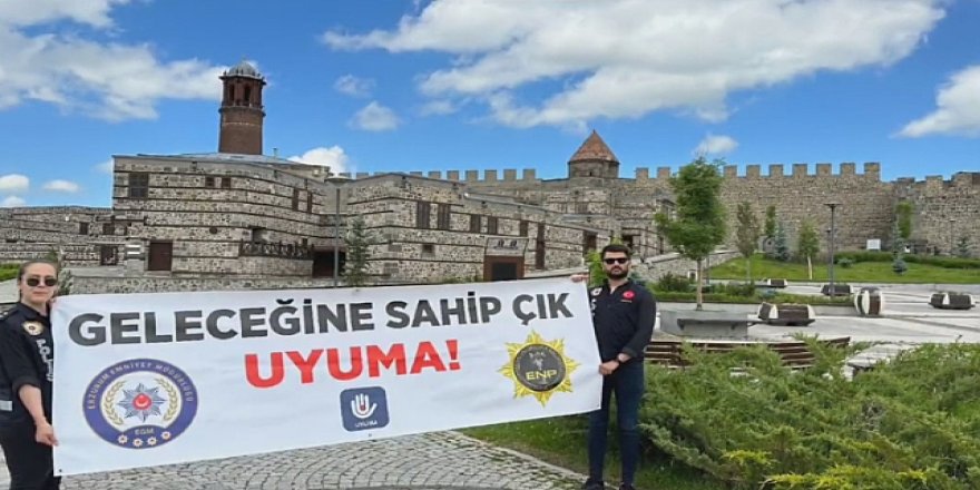 Polisten, uyuşturucuyla mücadele uyarısı