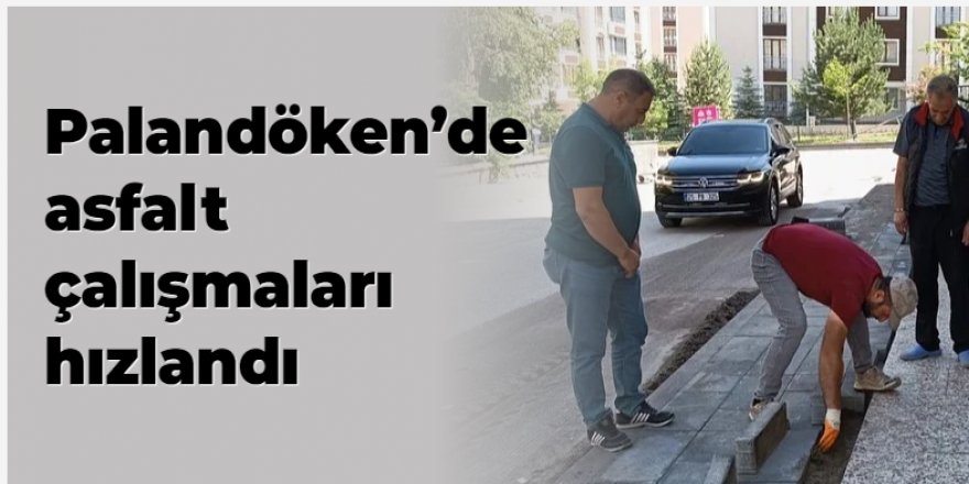 Palandöken'de altyapı çalışmaları hızlandı