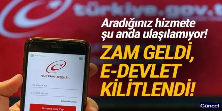 Telefon kayıt ücreti zamlandı, e-Devlet kilitlendi