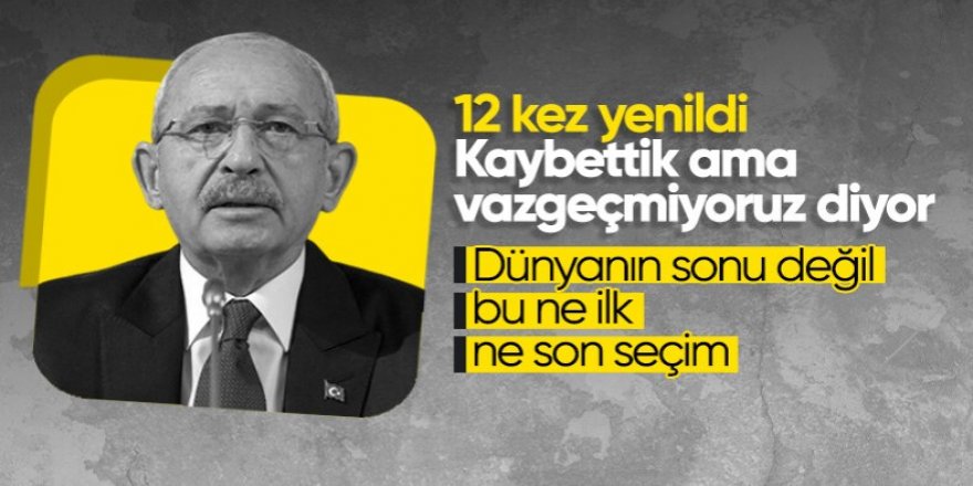 Kemal Kılıçdaroğlu: Kazanamadık ama bu dünyanın sonu değil