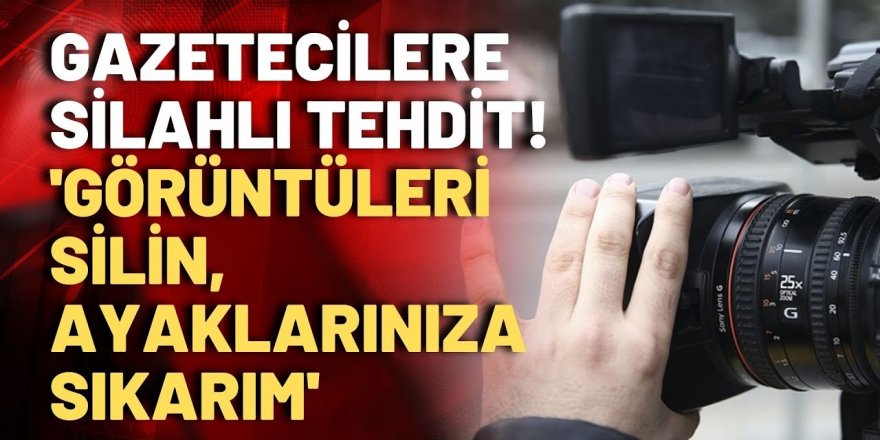 Bodrum’da haber takip eden gazeteciler silahla tehdit edildi!