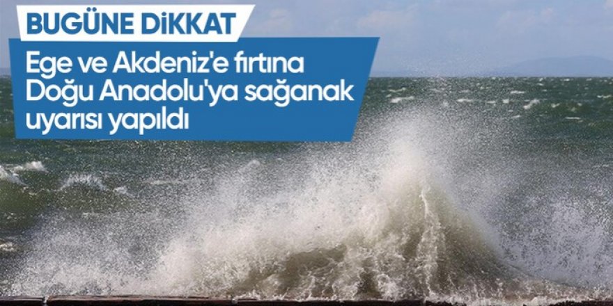 Doğu Anadolu'ya sağanak uyarısı