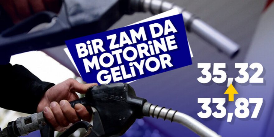 Motorine 1.45'lik zam