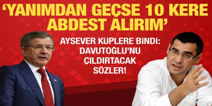Enver Aysever Ahmet Davutoğlu'nu yerden yere vurdu!