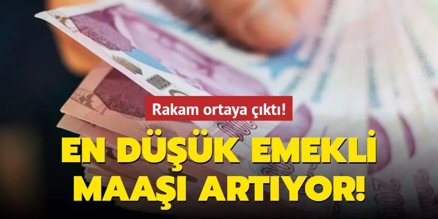 En düşük emekli maaşı artıyor!