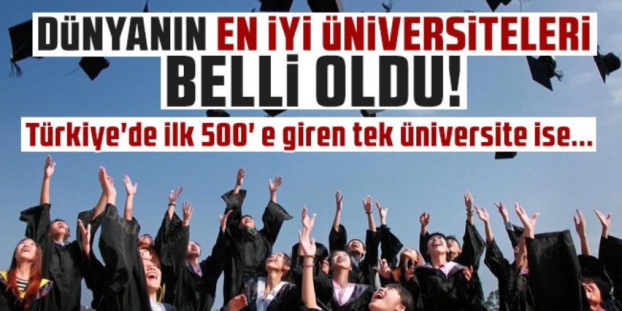 Dünyanın en iyi üniversiteleri belli oldu! Türkiye'den 1 üniversite