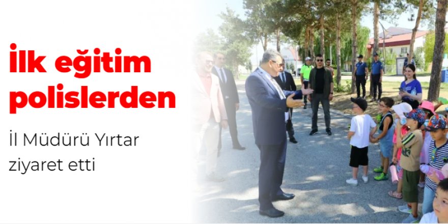 Erzurum'da İlk eğitim, polislerden