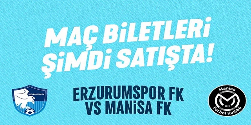 Erzurumspor FK: Biletler satışa çıktı