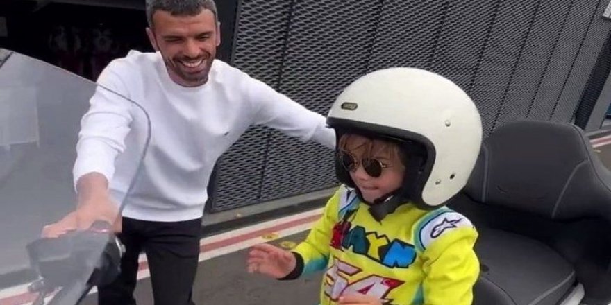 Kenan Sofuoğlu'nun küçük oğlu Zayn motosiklet kazası yaptı!