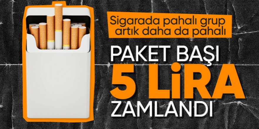 En düşük ve en pahalı sigara fiyatları...:5 TL