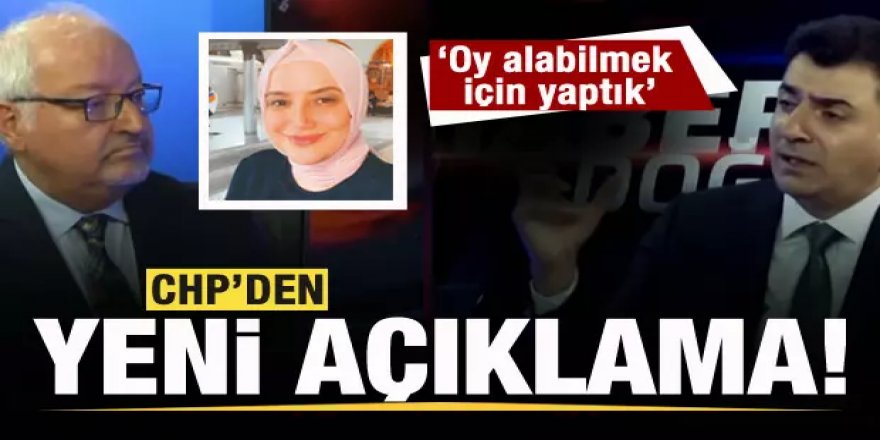 CHP'den yeni danışman açıklaması: Oy alabilmek için yaptık