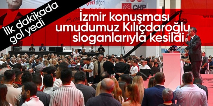 CHP İzmir İl kongresinde gergin anlar