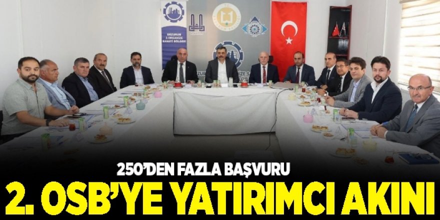 Erzurum'da 2. OSB’ye yatırımcı akını