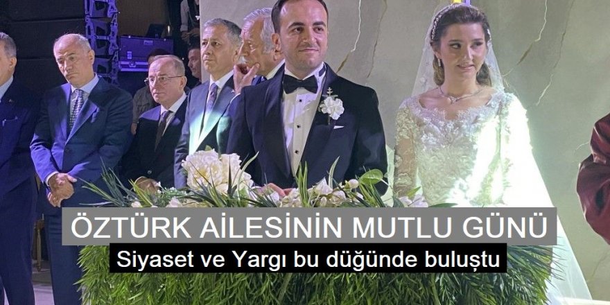 Eski Erzurum Valisi Öztürk'ün kızına muhteşem düğün