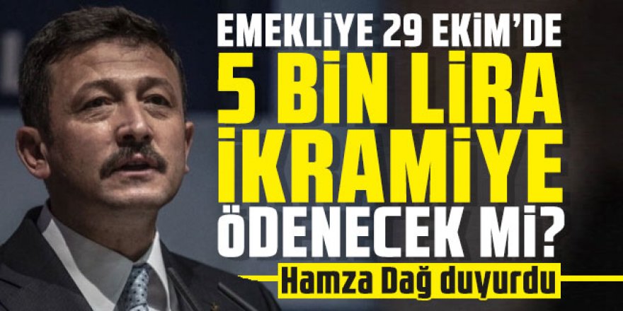 Emekliye 29 Ekim'de 5 bin liralık Cumhuriyet ikramiyesi verilecek mi?