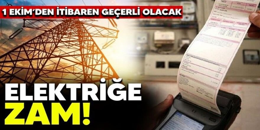 Ticarethane ve sanayide kullanılan elektriğe zam