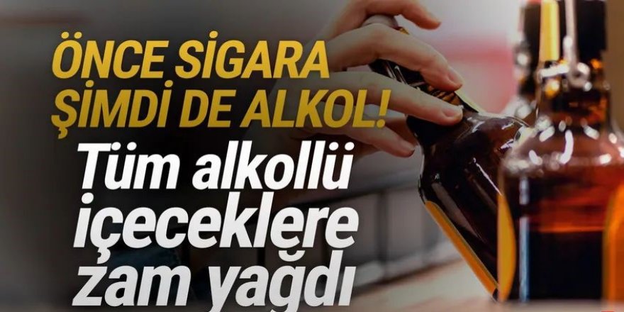 Artık bırakma zamanı: Rakı, votka, viski, cin... Tüm içkilere zam yağdı!