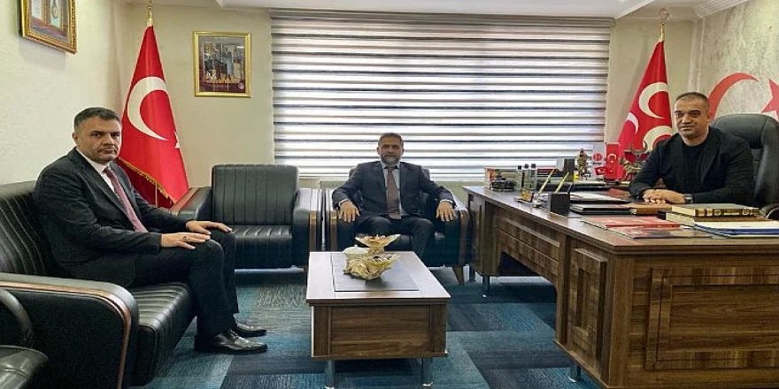 Uçar'dan MHP'li başkana hayırlı olsun ziyareti