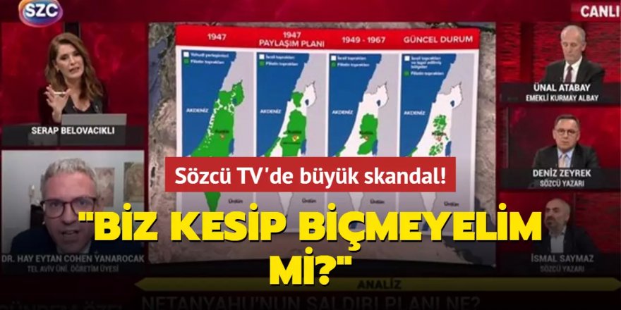 Tel-Aviv Üniversitesi Öğretim Üyesi Cohen Yanarocak İsrail katliamını savundu: Biz kesip biçmeyelim mi?