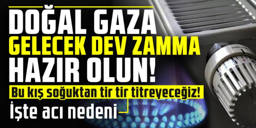 Doğal gaza gelecek dev zamma hazır olun! Bu kış soğuktan tir tir titreyeceğiz!