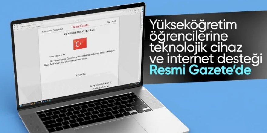 Öğrencilere vergisiz telefon ve bilgisayar desteği Resmi Gazete'de