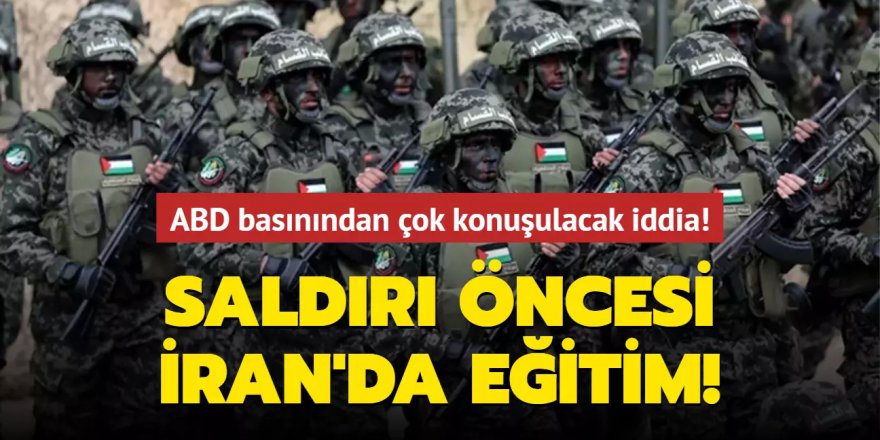 Saldırı öncesi İran'da eğitim!