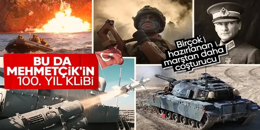 Mehmetçik'ten Cumhuriyetin 100'üncü yılına özel klip!