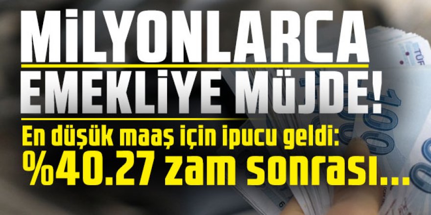 En düşük maaş için ipucu geldi: %40.27 zam sonrası...