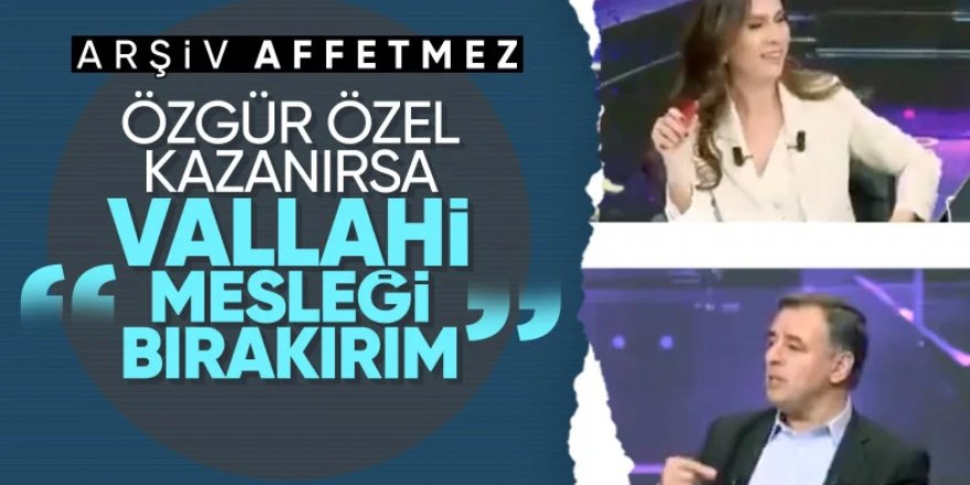 Yarkadaş: Özgür Özel seçimi kazanırsa ben mesleği bırakırım