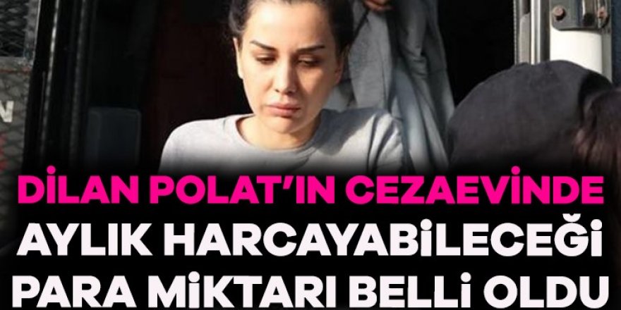 Dilan Polat'ın cezaevinde harcayabileceği para ortaya çıktı