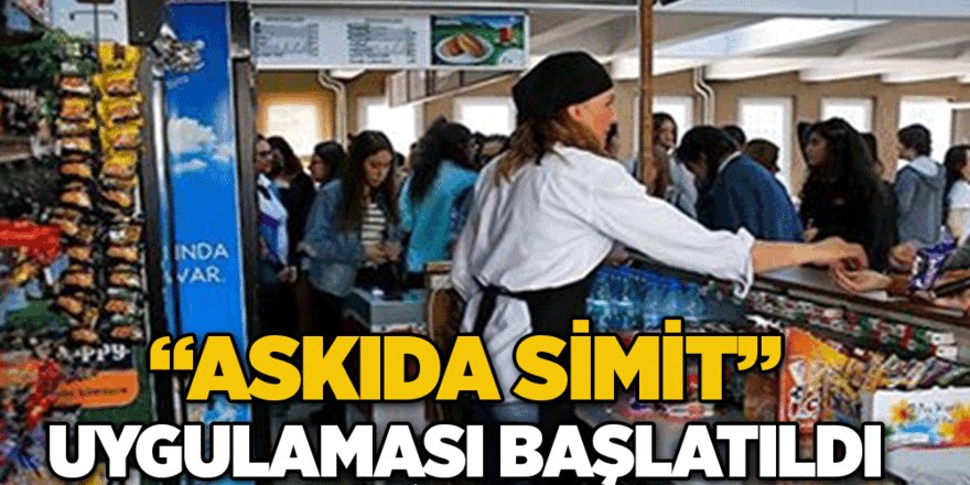 Okullarda Kantinde ‘askıda simit’ dönemi