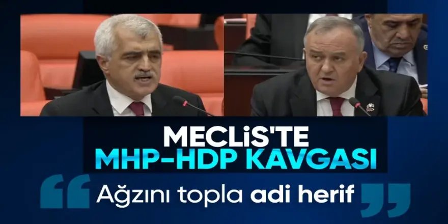Meclis'te 'Bahçeli' polemiği! HDP ve MHP'li vekiller birbirine girdi...