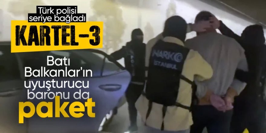 KARTEL-3 operasyonu: Uyuşturucu karteli Christijan Palic yakalandı