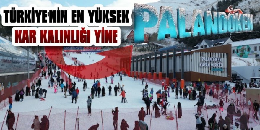 Turizimcilerin yüzü güldü: Palandöken ilk sırada yerini aldı