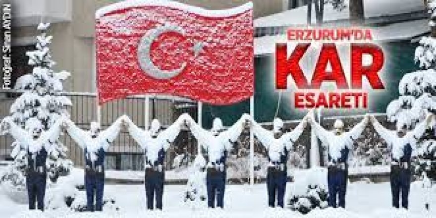 Erzurum'da kar esareti: Belediyeler sınıfta kaldı