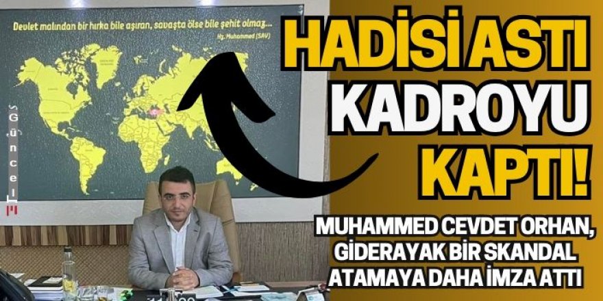 Erzurum'un HADİSLİ BAŞKANI: Aziziye'de skandal atamaların ardı arkası kesilmedi!