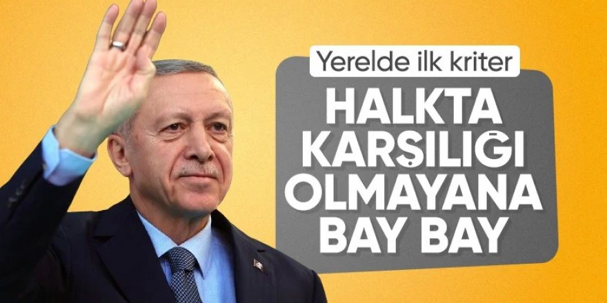 AK Parti'de Vatandaşta karşılığı olmayanla vedalaşılacak