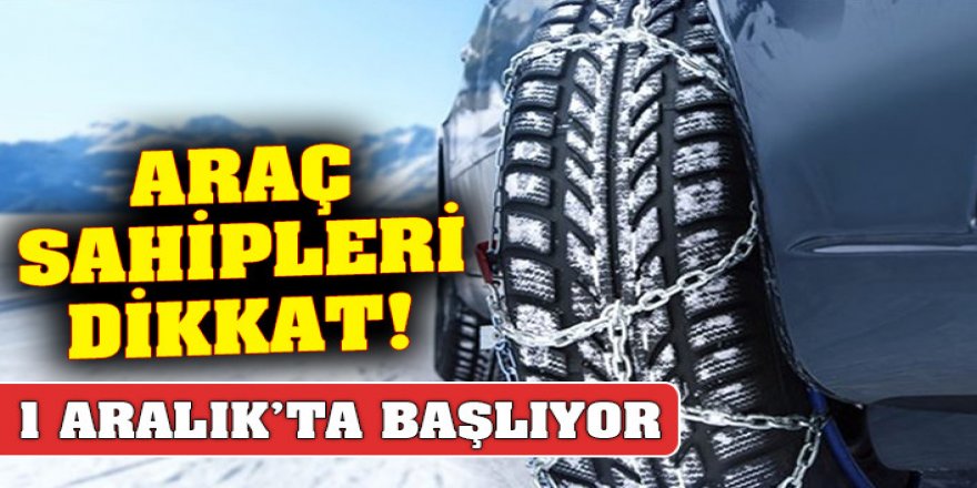Erzurum Polisi uyardı: Kış lastiği zorunluluğu 1 Aralık’ta başlıyor