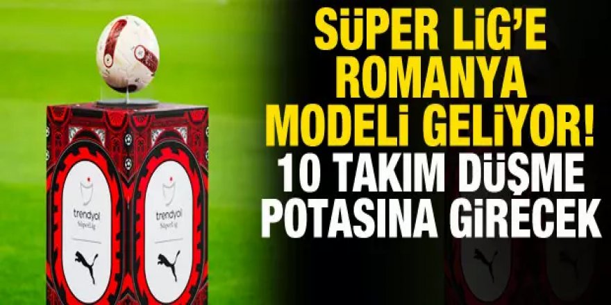 Süper Lig'de play-off için 2 model öne çıkıyor!