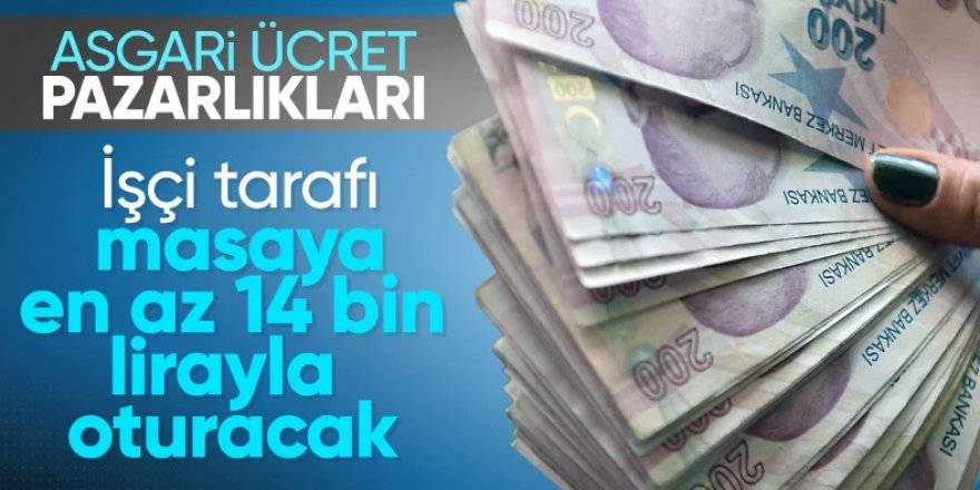 Asgari ücret pazarlığında alt sınır belli oldu!