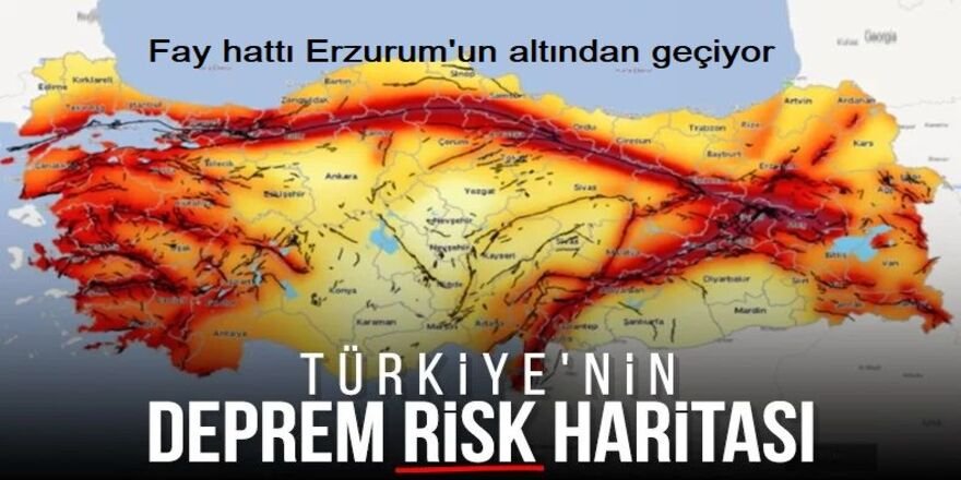 Tehlike altındaki bölgeler: Erzurum'dan fay hattı geçiyor mu?