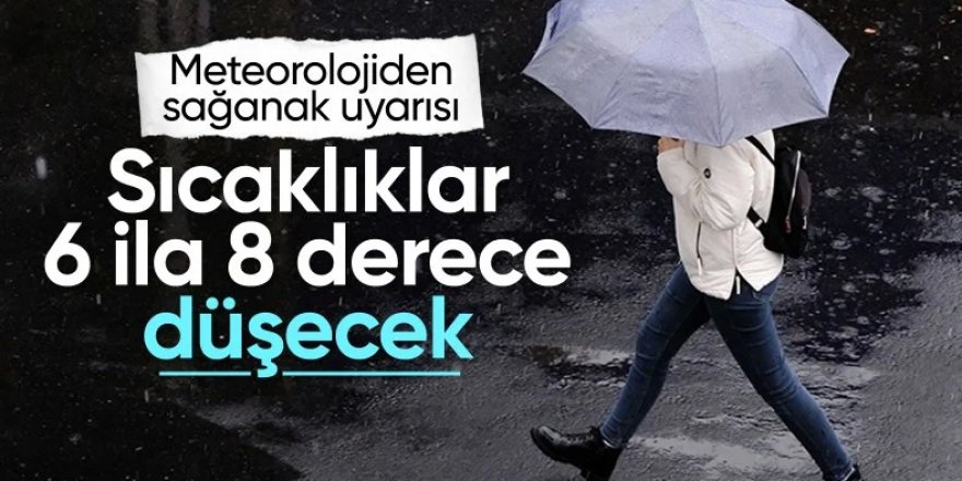 Meteoroloji'den kuvvetli sağanak uyarısı!