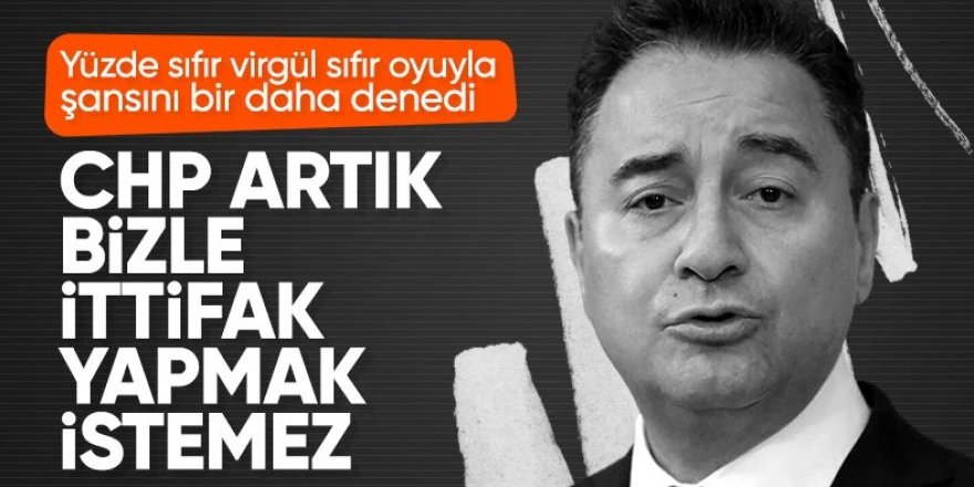 Babacan'dan CHP ile yerel seçim ittifakı yorumu! 'Bize sorarlar mı bilmem'